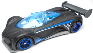 2013 HOT WHEELS MAZDA FURAI BLACK 1:64 DIECAST 2 5/8" CAR WITH BLUE & WHITE - Picture 1 of 6