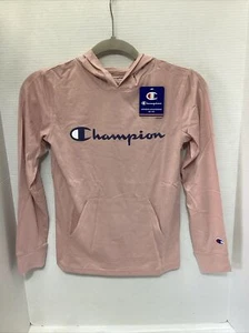 Champion Long Sleeve Classic Hooded Tee Shirt Kids Clothes Medium - Picture 1 of 5