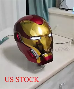 US STOCK! 2024 New Voice Control Iron Man Mk50 Friday 1/1 Wearable Helmet Mask - Picture 1 of 8