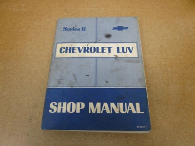 Chevrolet LUV 1977 camioneta pickup taller de servicio manual cableado eléctrico ORIGINAL Foto 1 de 4