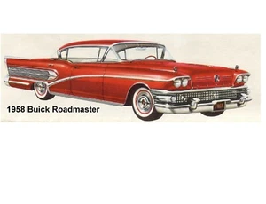 1958 Buick Roadmaster Riviera  Refrigerator / Tool Box  Magnet - Picture 1 of 1
