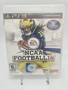 NCAA Football 14 PlayStation 3 PS3 CIB Complete Tested Working Both Inserts VGC - Picture 1 of 5