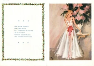 Original The Sketch 1946 Miss Sketch New Year Insert - Bild 1 von 3