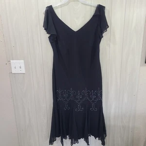 Vintage NWT Metaphor Dress 16 W Black USA Studded Romance Whimsigoth Dance prom - Picture 1 of 9
