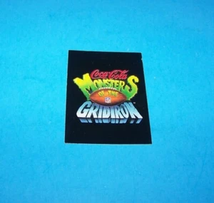 Tarjeta de lista de verificación #1 1994 Coca Cola Monsters Of The Gridiron de colección 1994 NFL - Imagen 1 de 2