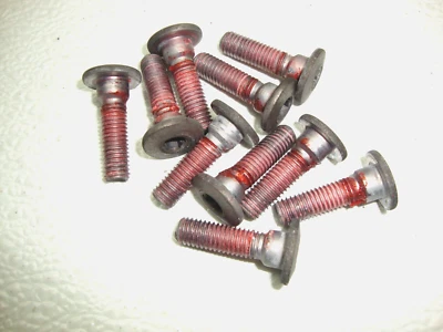 KAWASAKI NINJA ZX6R ZX600R OEM PARAFUSOS DE ROTOR DE FREIO DIANTEIRO HARDWARE DE DISCO 2009-2012 - Imagem 1 de 2