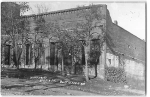 RPPC Court House SHASTA, CA Shasta County 1950s Vintage Photo Postcard - Imagen 1 de 2