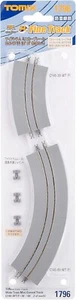 BS TOMIX 1796 Wide Tram Mini Curve Rail C140-WT F 2 Pcs. N Scale Model Railway - Picture 1 of 2