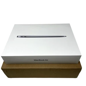 White Box Macbook Air 13-inch Booklet Apple Stickers Original Empty White A2337 - Picture 1 of 9