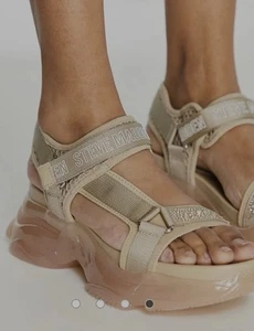 Steve Madden Sandalia Entrenador Rubor Máximo EU 37 UK 4 US 6.5 - Imagen 1 de 23