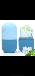 Ice Cube Roller Massager for Face & Neck Glow Naturally, Lift, &Depuff. GuaSha. - Picture 1 of 14