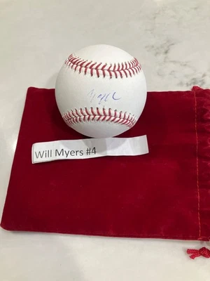 Bola de beisebol assinada por Cincinnati Reds Will Myers - Imagem 1 de 2