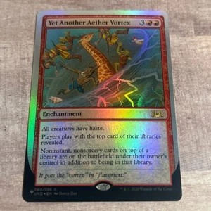 Yet Another Aether Vortex (32/62) The List (Unfinity Foil Edition) NM FOIL MTG - Picture 1 of 2