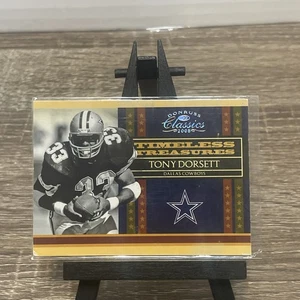 TONY DORSETT | 2008 Donruss Classics Timeless Treasures Silver SN /250 #TT-2 HOF - Bild 1 von 3