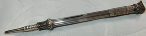 EARLY VICTORIAN COMBINATION PROPELLING PENCIL SILVER PERPETUAL CALENDAR - 120 mm - Picture 1 of 6