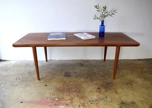 1960er Teak Coffee Table Vintage Couchtisch Retro Tisch Beistelltisch - Bild 1 von 7