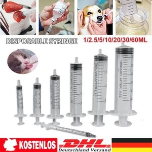 Keine Nadel Einmalspritzen 1ml 2.5ml 5ml 10ml 20ml 30ml 60ml Einwegspritze DHL- - Bild 1 von 30