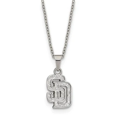 San Diego Padres Letters Pendant 18" Necklace with 2" Extender ST516PAD $95.90 - Image 1 of 2