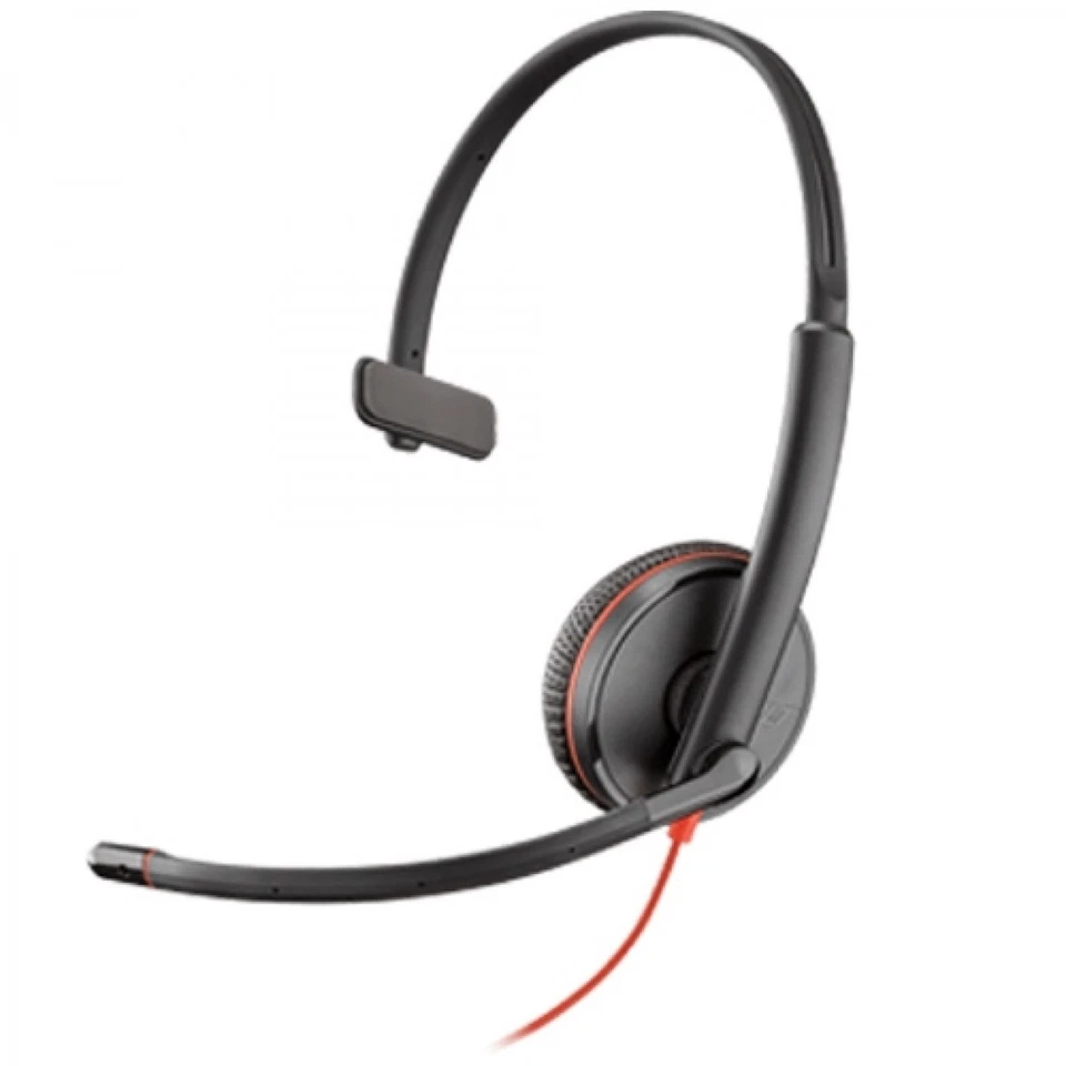 Plantronics Blackwire 3215 Kabelgebundenes Mono-Headset USB-A und 3 5-mm-Klinge