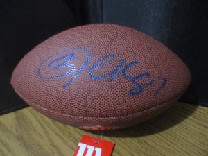 JAMAL ADAMS/JARED COOK authentic autographed/signed NFL mini football - Picture 1 of 6