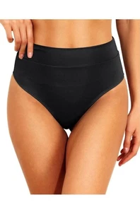 Tempt Me Mid Rise Bikini Bottoms Swimsuit SZ MEDIUM Bathing Suit Ruched Scrunch - Picture 1 of 6