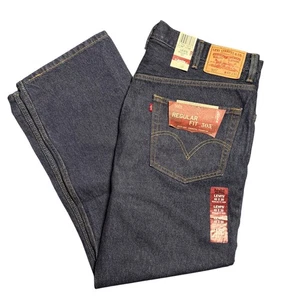 Levi Strauss & Co 505 Regular Fit Straight Leg Dark Wash Denim Jeans W40 L30 NWT - Picture 1 of 10
