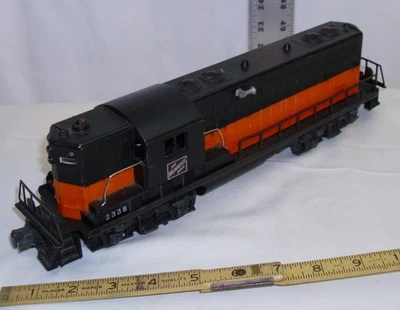 LIONEL THE MILWAUKEE ROAD 2338 DIESEL LOCOMOTIVE ENGINE 4-0-4 O SCALE 1960s - Image 1 of 3