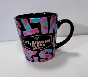 St Simons Island GA Georgia Coffee Mug Cup 16oz Souvenir Gift Sea Turtle - Picture 1 of 7