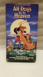 All Dogs Go to Heaven starring Loni Anderson VHS Tape 1990 (D) - Picture 1 of 7