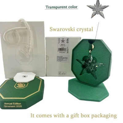 5691172 Authentic Swarovski Crystal 2025 Christmas Large Ornament Annual Edition - Image 1 of 4