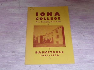 1955 1956 IONA (NY) COLLEGE BASKETBALL MEDIA GUIDE EX-MINT - Picture 1 of 1