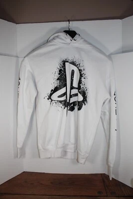 Sudadera con Capucha Oficial PlayStation H&M Niños Talla 16/18 Manga Larga Gráfico Blanco Foto 1 de 2