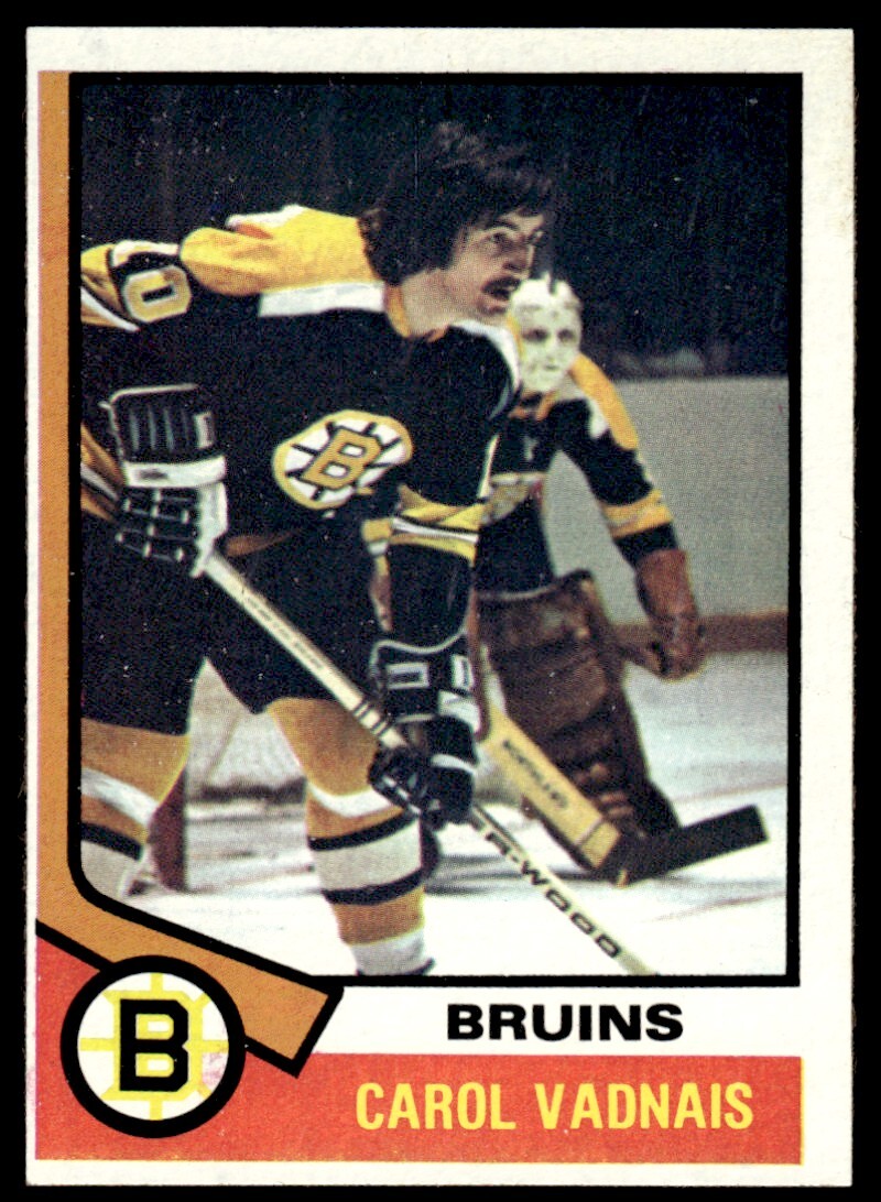 1974-75 Topps Carol Vadnais #165