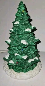 Vintage St. Nicholas Square Village Collection 7.5”Lighted Christmas Tree 1997 - Picture 1 of 13