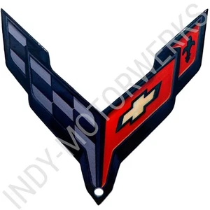 EMBLEMA IMÁN DE METAL BANDERA CRUZADA NEGRA C8 ARTE 4.5"" x 4.5"" BANDERA CRUZADA - Imagen 1 de 6