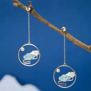 The Untamed Mo Dao Zu Shi Wei Wuxian Lan Wangji Ear Ring ear stud Anime Earrings - Picture 1 of 5