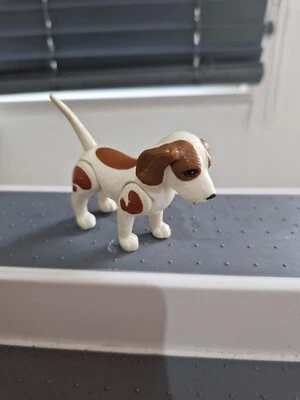 MATTEL BARBIE BLANCO + MARRÓN BEAGLE CACHORRO BARBIE CASA DE MUÑECAS ACCESORIO JUGUETE 1995  Foto 1 de 4