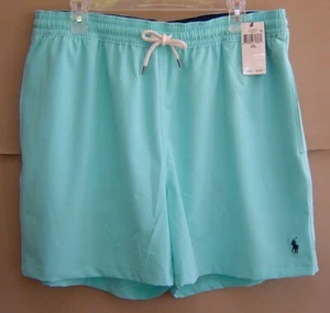 NEU MIT ETIKETT $ 85 POLO RALPH LAUREN Herren XXL TRAVELER STRETCH SCHWIMMEN BOXER Hose HAMMONDBLAU - Bild 1 von 5