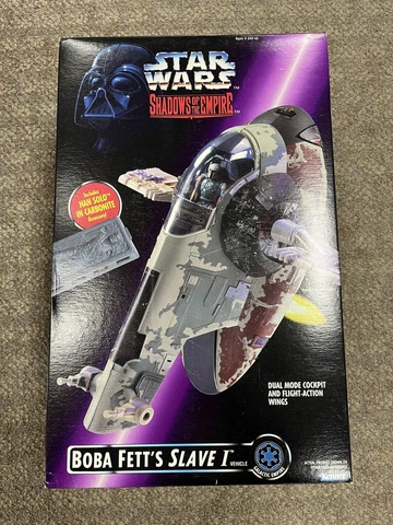 + Kenner Hasbro 1996 Star Wars Shadows of the Empire Boba Fett's Slave 1 Vehicle Cover
