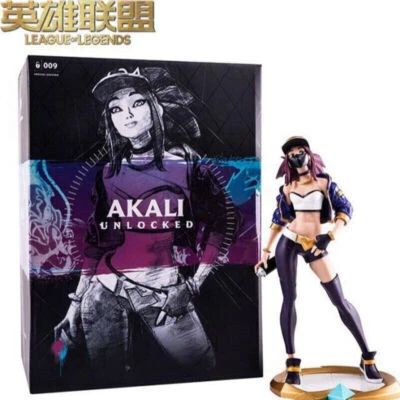 Authentic Limited League of Legends K/DA Akali Unlocked Statue Figure US Ship!  - Image 1 of 4