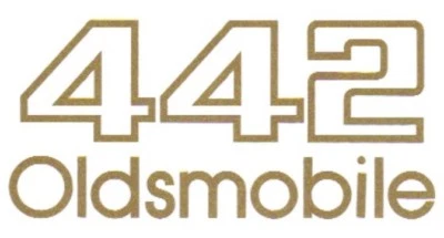 Oldsmobile 442 1985-1987 calcomanías doradas delanteras traseras y puertas nuevas juego de 4 GM OLDS Foto 1 de 4