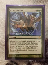 1x MTG Magic The Gathering TCG Tooth and Nail - Modern Masters