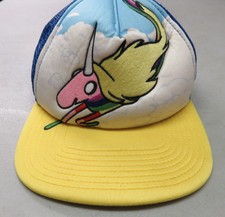 Adventure Time Cartoon Network Unicorn Hat Snap Back Polyester Cap Trucker 