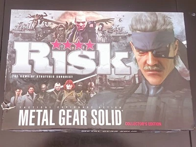 Risk Metal Gear Solid Collectors Edition 2011 USAOPOLY Board Game INCOMPLETE  - Image 1 of 4