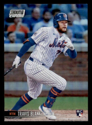 2021 Stadium Club Chrome Refractors #354 Travis Blankenhorn - Image 1 of 2