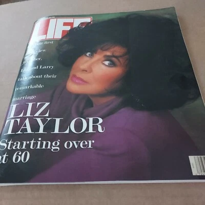 Vintage 1992 LIFE Magazine February Issue Features "Liz Taylor" & More  - Image 1 of 4
