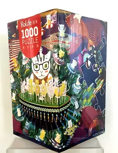 1000 Puzzle by Rolife 'The Dream of the Cat' New Factory Sealed 50 cm x 75cm - Foto 1 di 8