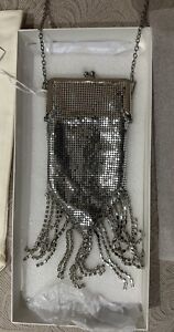 Paco Rabanne X H&M Small fringed metal-mesh bag Brand New