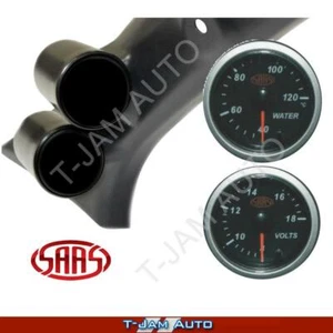 Pillar Pod for Holden Commodore 1997-06 + Water Temp + Volt S/L Gauge - Picture 1 of 12