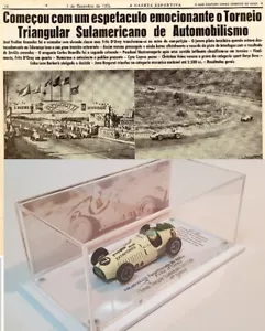 MINIATURA VOLAREBRASIL 1/43 FERRARI CORVETTE GP SUD AMERICAN FRITZ D ́OREY 1958 - Foto 1 di 14